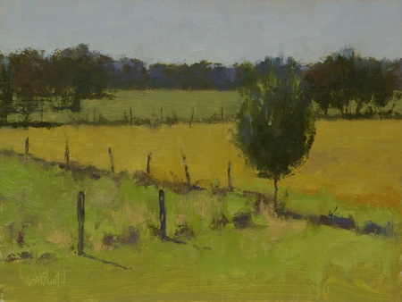 Ayrshire Farm South Field (plein air)